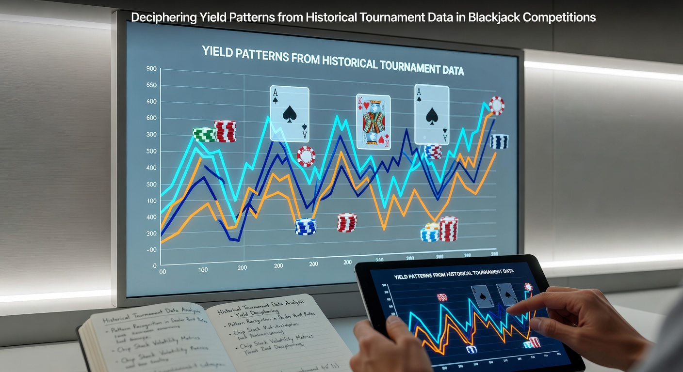 Analyse historischer Blackjack-Turnierdaten mit Diagrammen zu Ertragsmustern