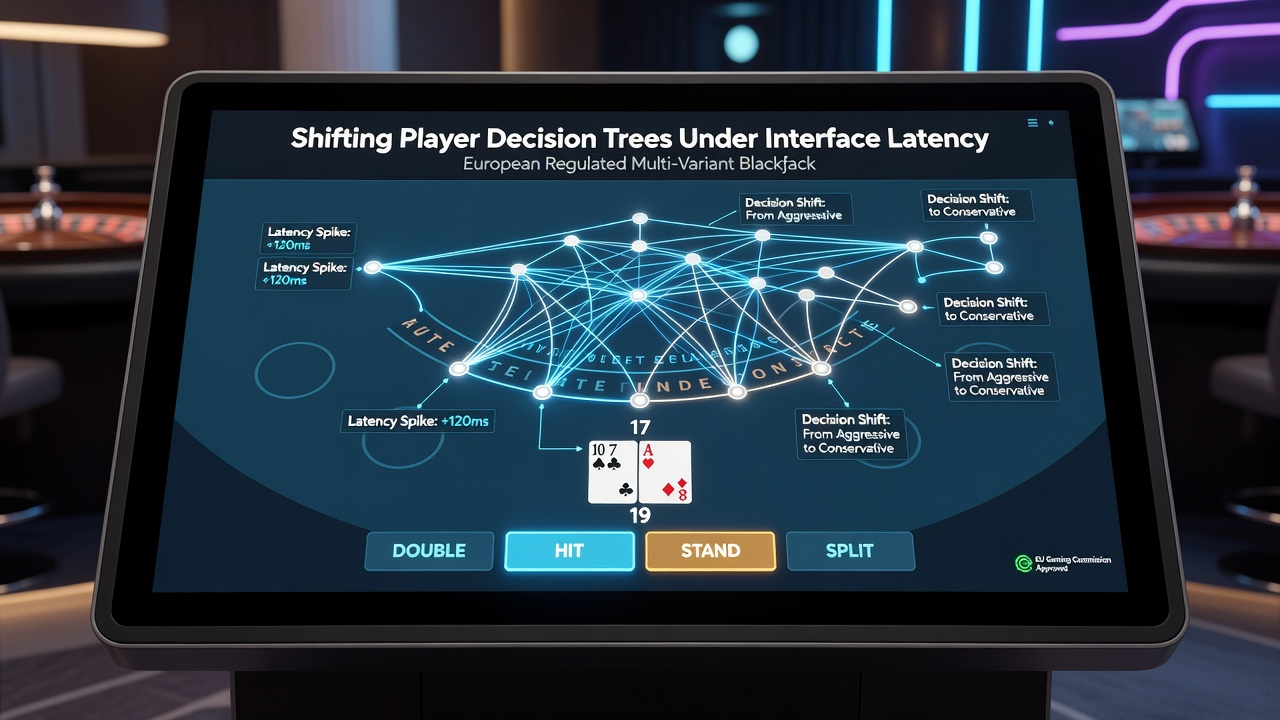 Spieler passen Entscheidungsbäume bei Latenz in multi-varianten Blackjack-Spielen an