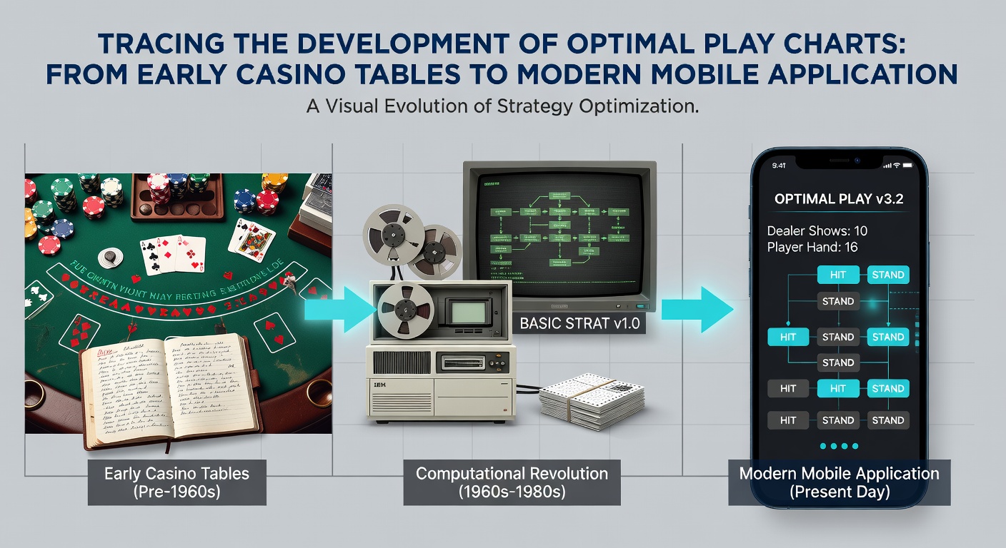 Moderne mobile App mit optimalen Spielcharts für Blackjack